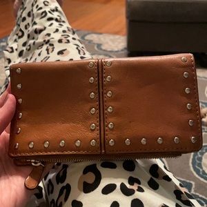 Michael Kors Luggage color studded wallet